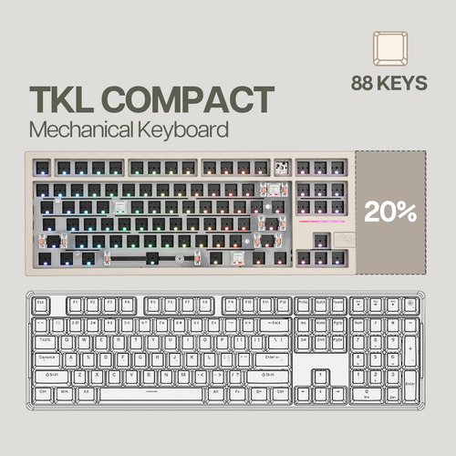 Epomaker X Feker Galaxy80 Kit Teclado Mecánico Mmg