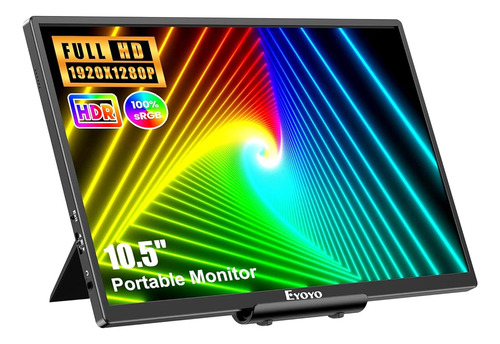 Monitor Portátil Eyoyo Para Ordenador Portátil, 10,5 Pulgada