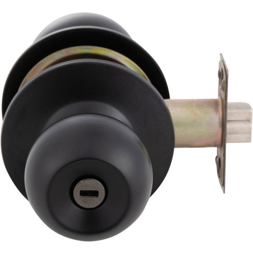 Cerradura Cilindrica Oister 101 Baño Negro Bt