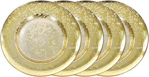 Platos De Carga Antiguos De Cristal De Mercurio, Juego ...