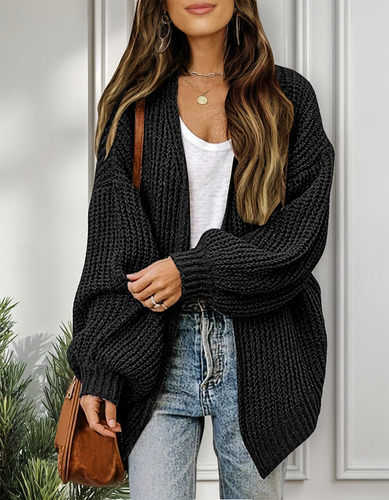 Sweater Cardigan Mujer Sueter Largo Mujer Sueter Tejido