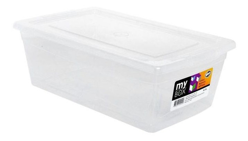 Caja Organizadora Modubox 20x12x34 Cm 6 Lt Transparente