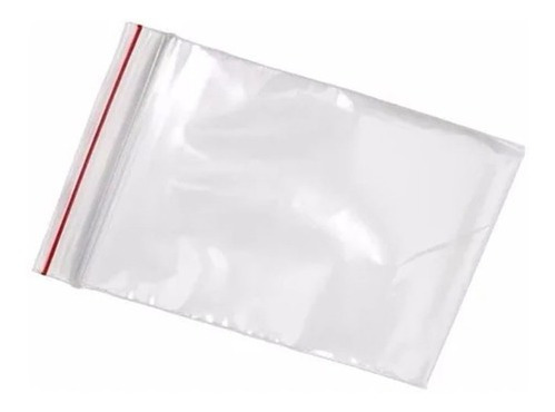 Imagen 3 de 3 de Bolsas Con Cierre Hermético Zipper 12 X 17 Cm X 100 Unid