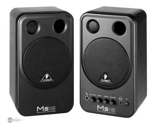 Imagen 8 de 8 de Behringer Ms16 Monitor Home Estudio Kit X 2