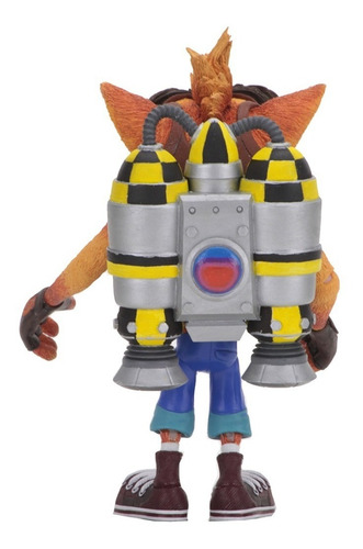 Imagen 5 de 5 de Crash Bandicoot 7 Figures - Deluxe Crash Bandicoot W/jetpak