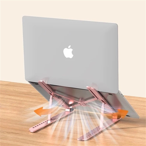 Suporte Aluminio De Notebook Articulado Dobrável Ergonomico