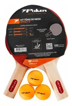 Comprar Kit Tênis De Mesa Raquetes Bolinhas Ping Pong Poker Effect 2