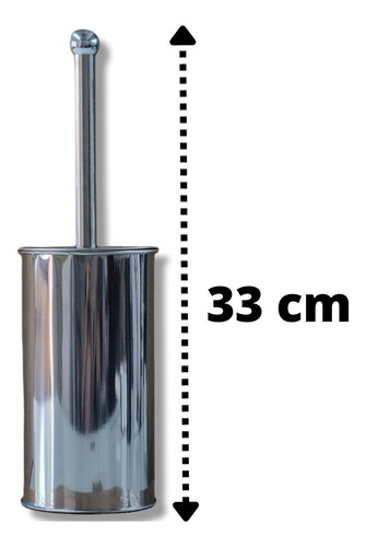 Escova Banheiro Para Vaso Sanitário Privada Aço Inox Premium