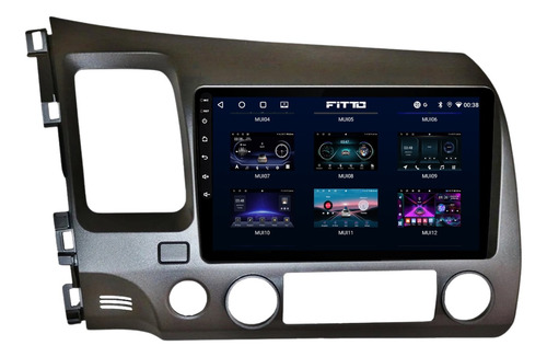 Multimidia Honda Civic G8 2007-2011 Android 14 64gb Carplay