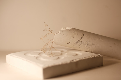 Panot De Flor Barcelona Baldosa Deco Concreto