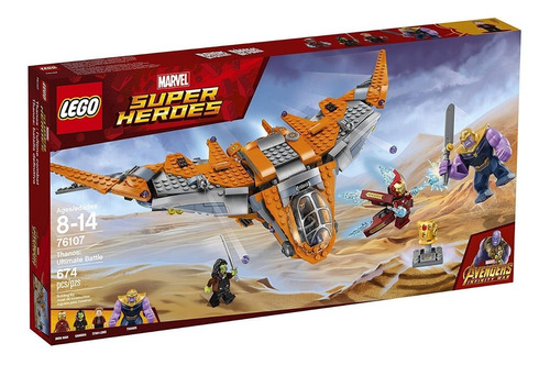 Lego Marvel Super Heroes 76107 Thanos: Ultimate Battle + En