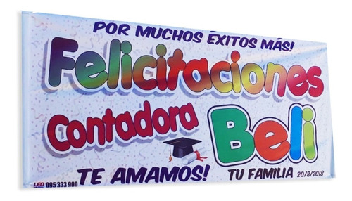 Felicitaciones Banner Pasacalles