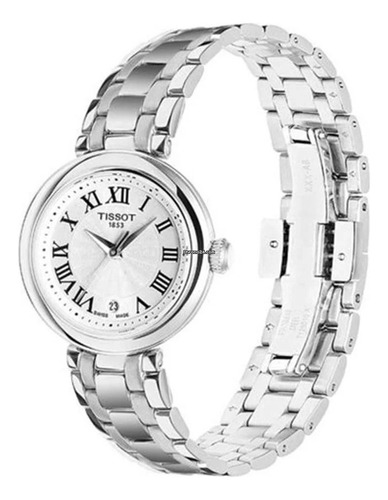 Reloj Mujer Tissot Bellissima Small Lady Acero Color de la correa Plateado Color del bisel Plateado Color del fondo Plateado