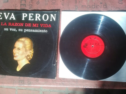 Eva Peron La Razon De Mi Vida, Su Vos, Su Pensamiento Vinilo