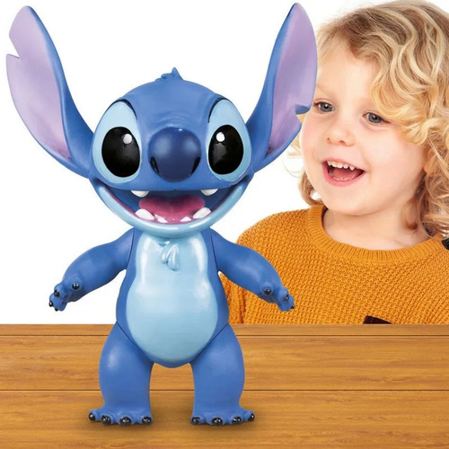 Stitch Boneco Grande Lilo Stitch Articulado Acessorio Disney