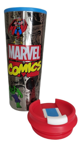 Vaso Termo Mug Metálico 400ml Marvel Comics 