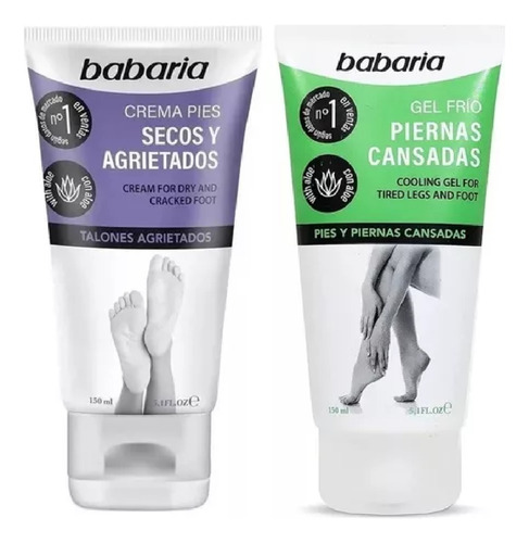 2 Gel Frio Para Pie Y Pierna Cansadas Y Agretiados  Babaria 