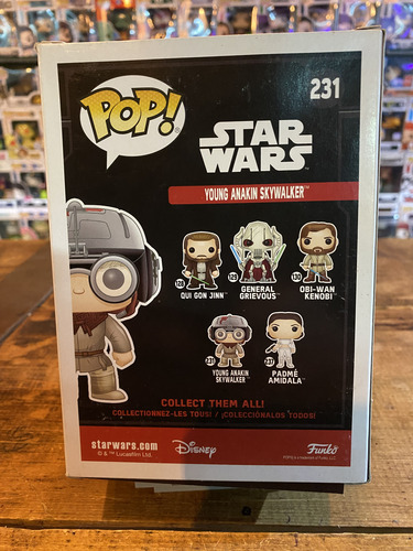 Funko Pop # 231 Young Anakin Skywalker Exclusivo (Usado)
