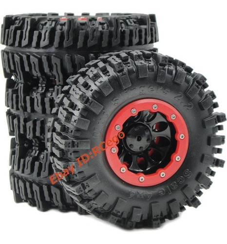 Estados Unidos Envío 4pc Rc Crawler 2.2 Lodo Honderos Llanta