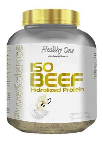 Iso Beef Hidrolized Protein 2kg Healthy One - Baunilha