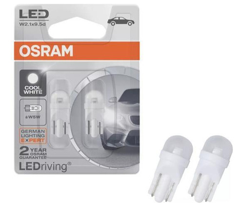 Par Lampadas Lanterna Osram Led W5w Chery Cielo 1.6 10 A 13