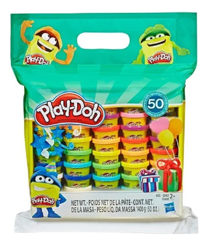Play-doh Bolsa Minilatas 50 Pz Colores Mix