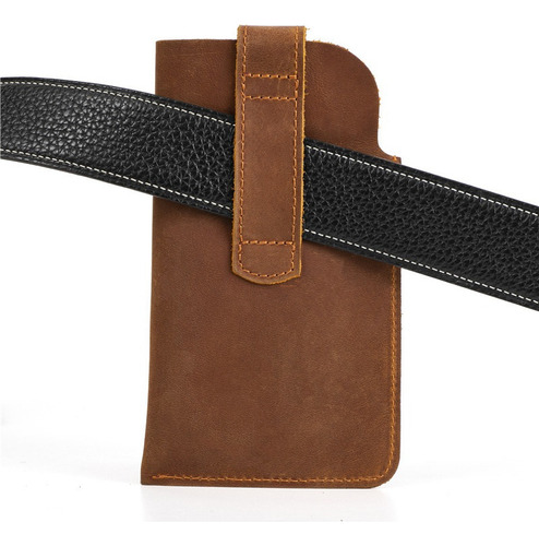 Funda Multifuncional De Piel Para Móvil Con Cinturón