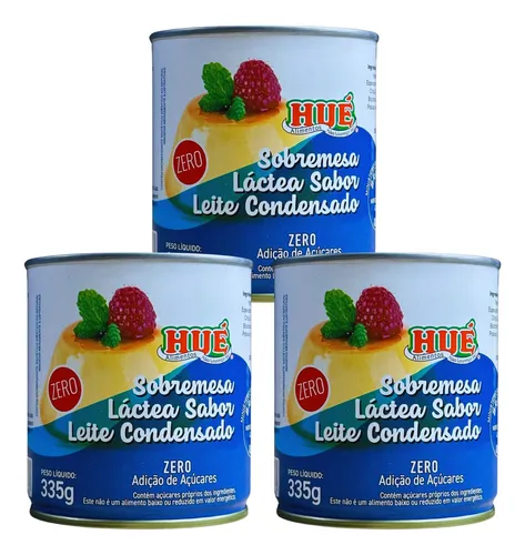 comprar Leite Condensado Diet Zero Açúcar E Sem Glúten 335g Hué 3 Un