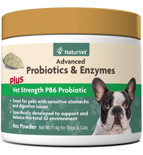 Naturvet   Probioticos Avanzados Y Enzimas   Plus Vet Stren