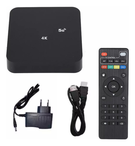 Caja De Tv Inteligente, Wifi, Decodificador Hdmi Media