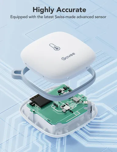 Sensor De Temperatura Y Humedad Wifi Govee H5179 Termómetr