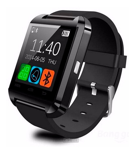 Smart Watch U8 Android iPhone Reloj Inteligente Negro Y Rojo