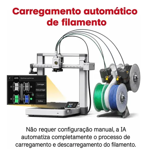 Impressora 3D Bambu Lab A1 Combo Com AMS Lite Multicor - A1C