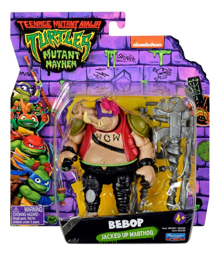 Figura Tortugas Ninja Mutant Mayhem - Bebop (83269) - Nickel
