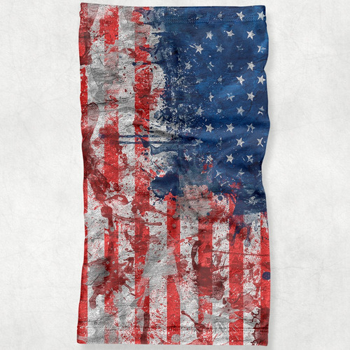 Máscara Bandana Estados Unidos Eua Proteção Ciclismo Pesca