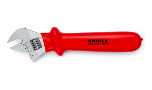 Llave Francesa Aislada 1000v 250 Mm (9807250), Knipex