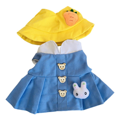 Diy Cómodo Vestido De Muñeca De Felpa Con Sombrero
