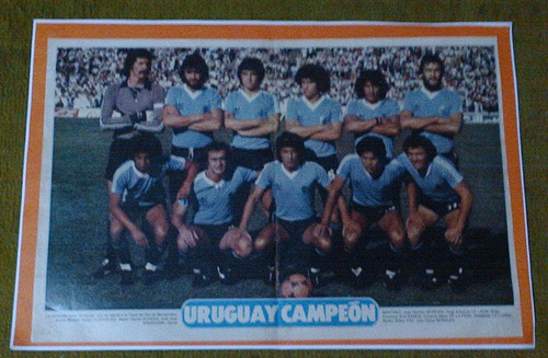 Poster Uruguay Campeón Copa De Oro 1981 El Gráfico