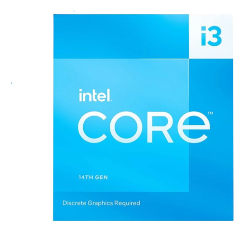Processador Intel Core I3-14100 Lga17003.5ghz 4.7ghz Turbo