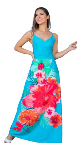 Vestido Largo Primavera Verano Mujer Diseños Y Colores