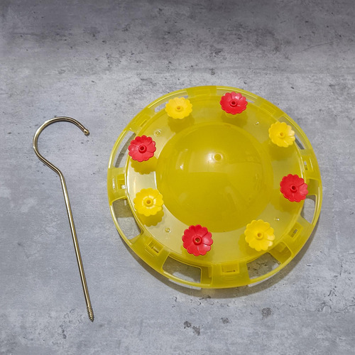 Alimentador De Colibrí Colgante Para Dispensador Amarillo
