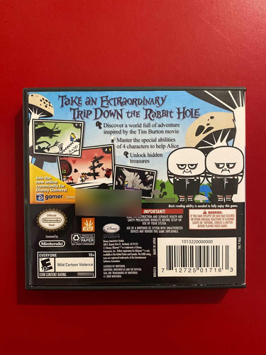 Alice In Wonderland Nintendo Ds Oldskull Games (Usado)