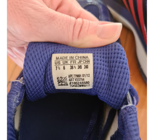 Zapatillas adidas Barricade Tenis T 38 (71/2 Usa) (Usado)