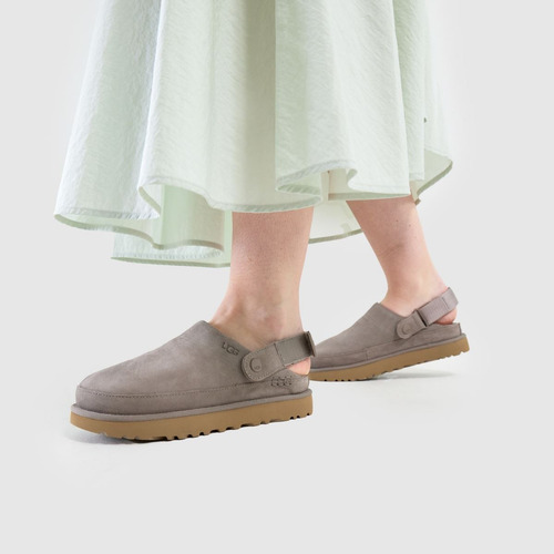 Zuecos Mujer Ugg W Goldenstar Clog Cuero Ajustable Salas