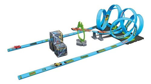 Juego De Pista De Autos Cyber Racers 2 En 1 Maisto