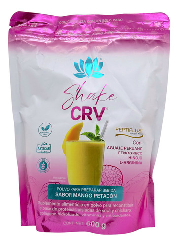 Pure Duo Curves Crv 60 Caps Shake Crv Mango Petacon 600 G Pu