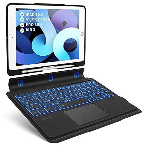 Kibbol Touchpad iPad Funda De Teclado Para iPad 10.2  Ctqwi