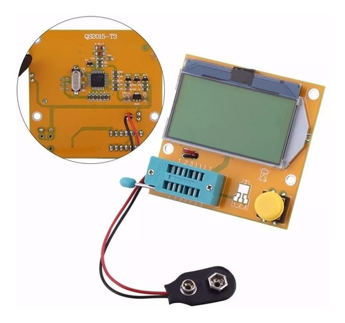 Medidor Esr Meter Lcr-t4 - Res./cap. + Teste De Led De Tv