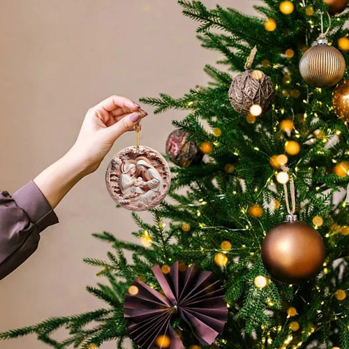 Djzh Srojg Adornos Navideños Por Sublimación, Decoración