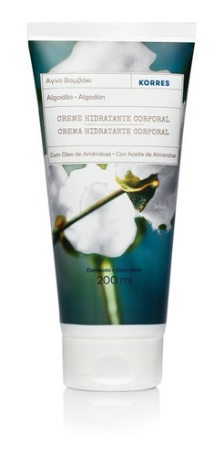 Korres Algodão Creme Hidratante Corporal 200ml